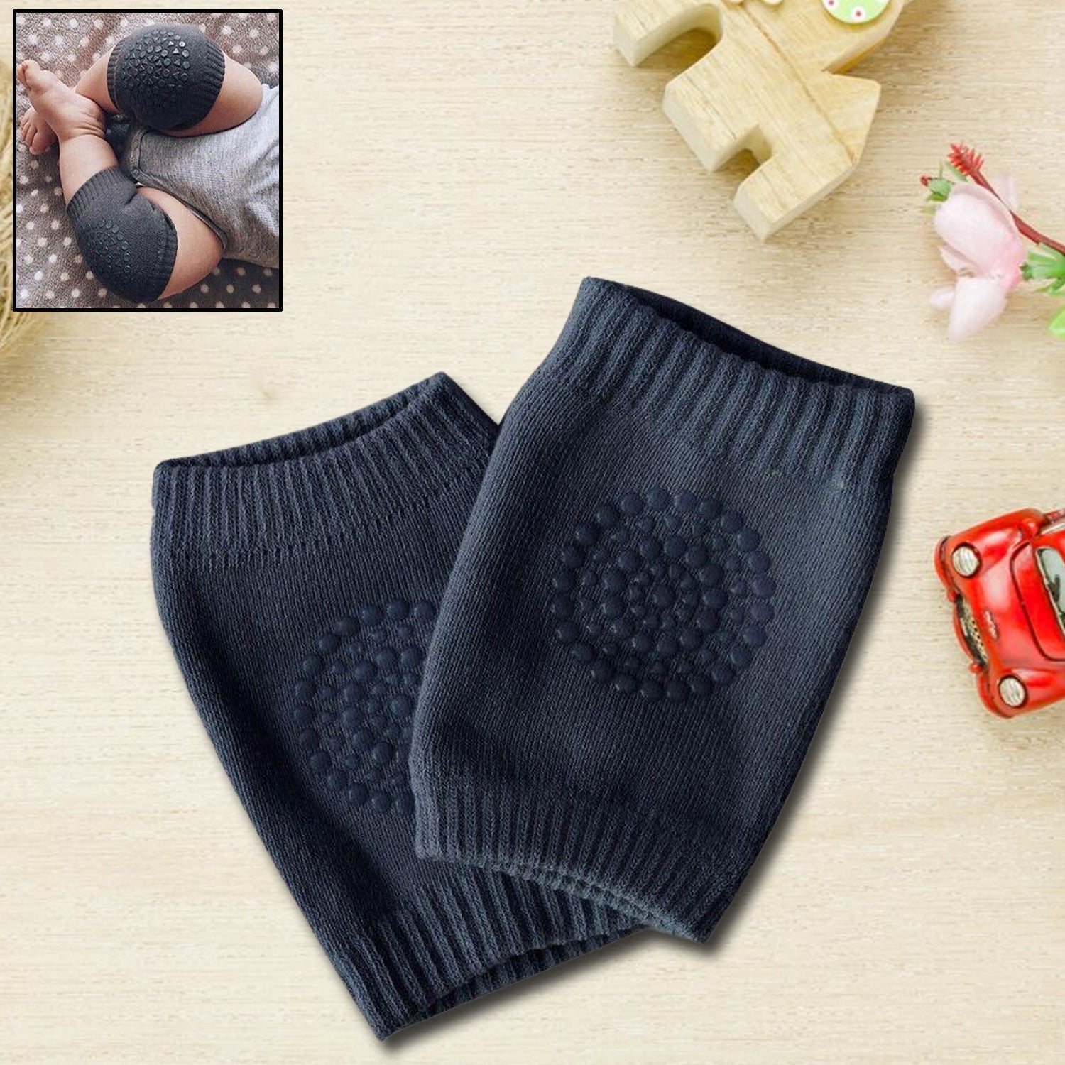 1 Pairs Baby Knee Pads for Crawling (1 Pair / 6 Cm) 1 Pairs Baby Knee Pads for Crawling (1 Pair / 6 Cm)